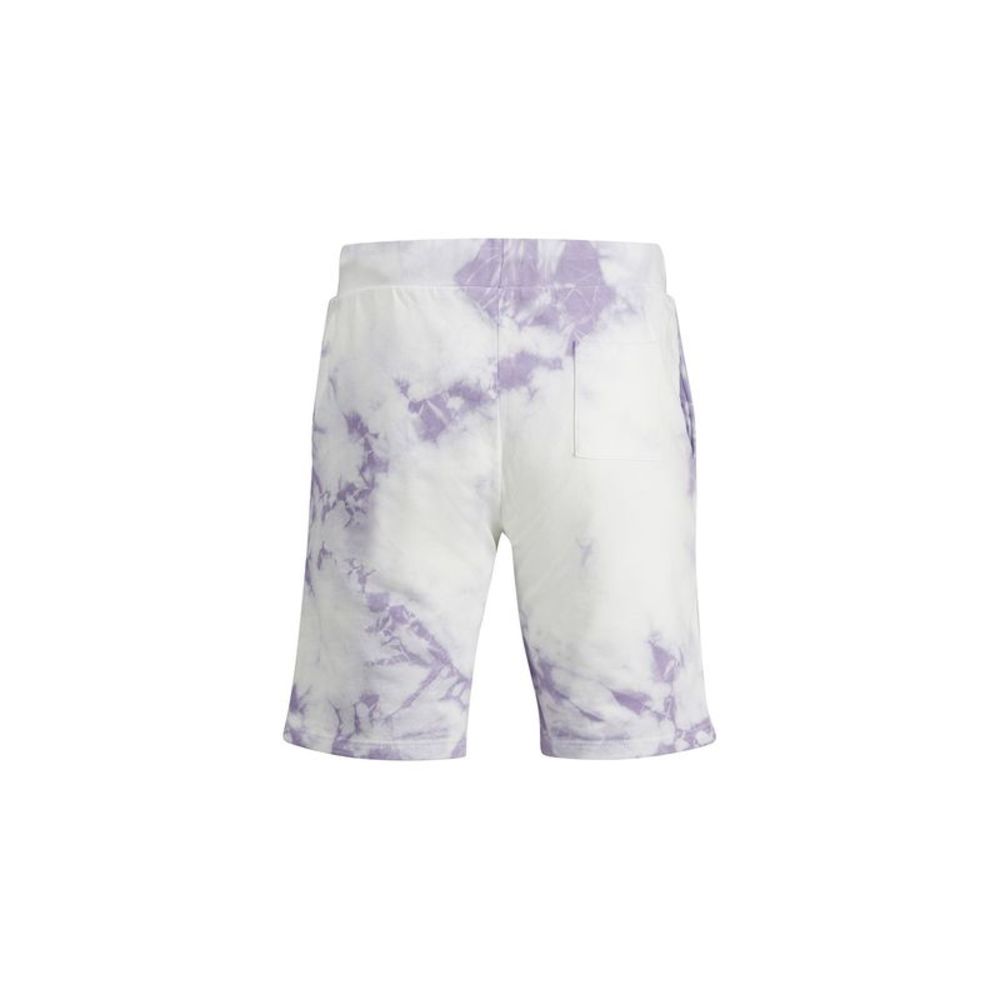 JACK & JONES Mens Purple Drawstring, Tie Dye Shorts L